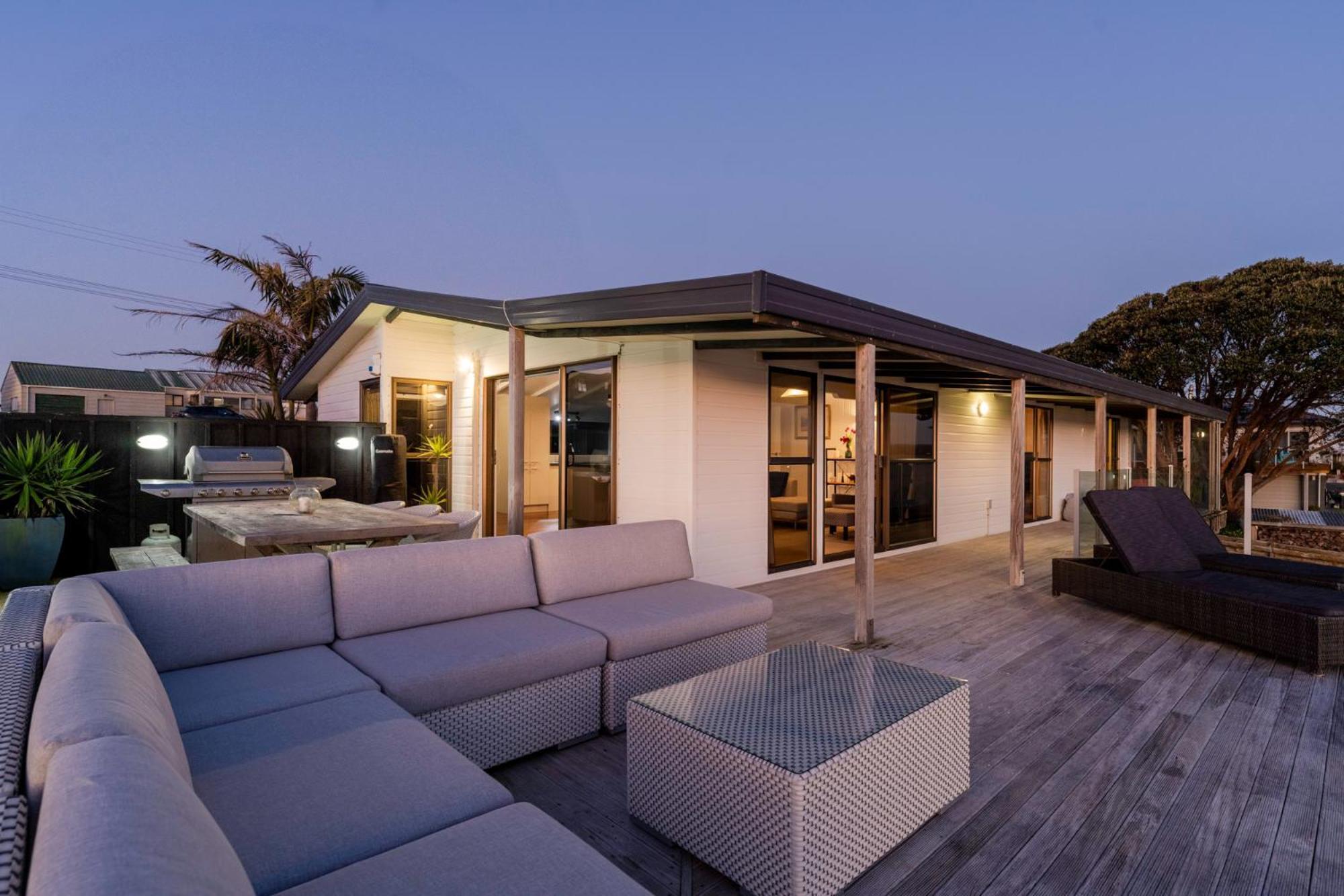 Pukehina Estuary Sunset Views Holiday Home Bagian luar foto